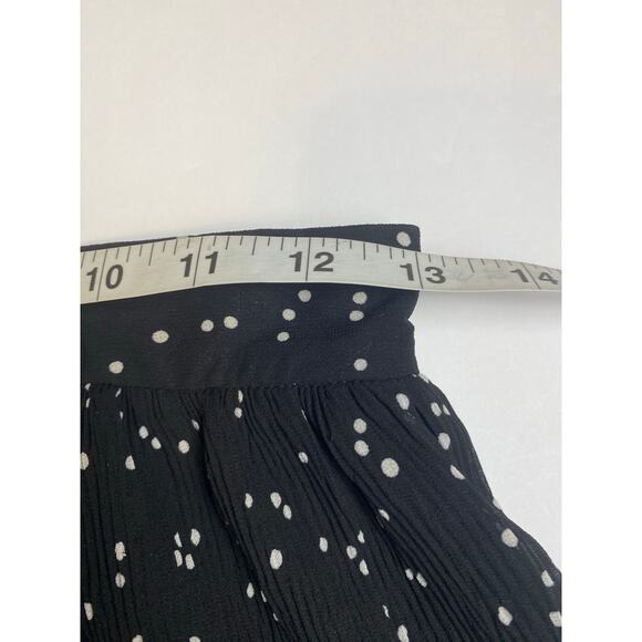 Zara Black and Silver Layered Ruffled Skort Women's Size Small NWT - Picture 7 of 10